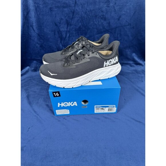 NEW Men's Size 10 - Hoka One One Arahi 7 Black White 0450